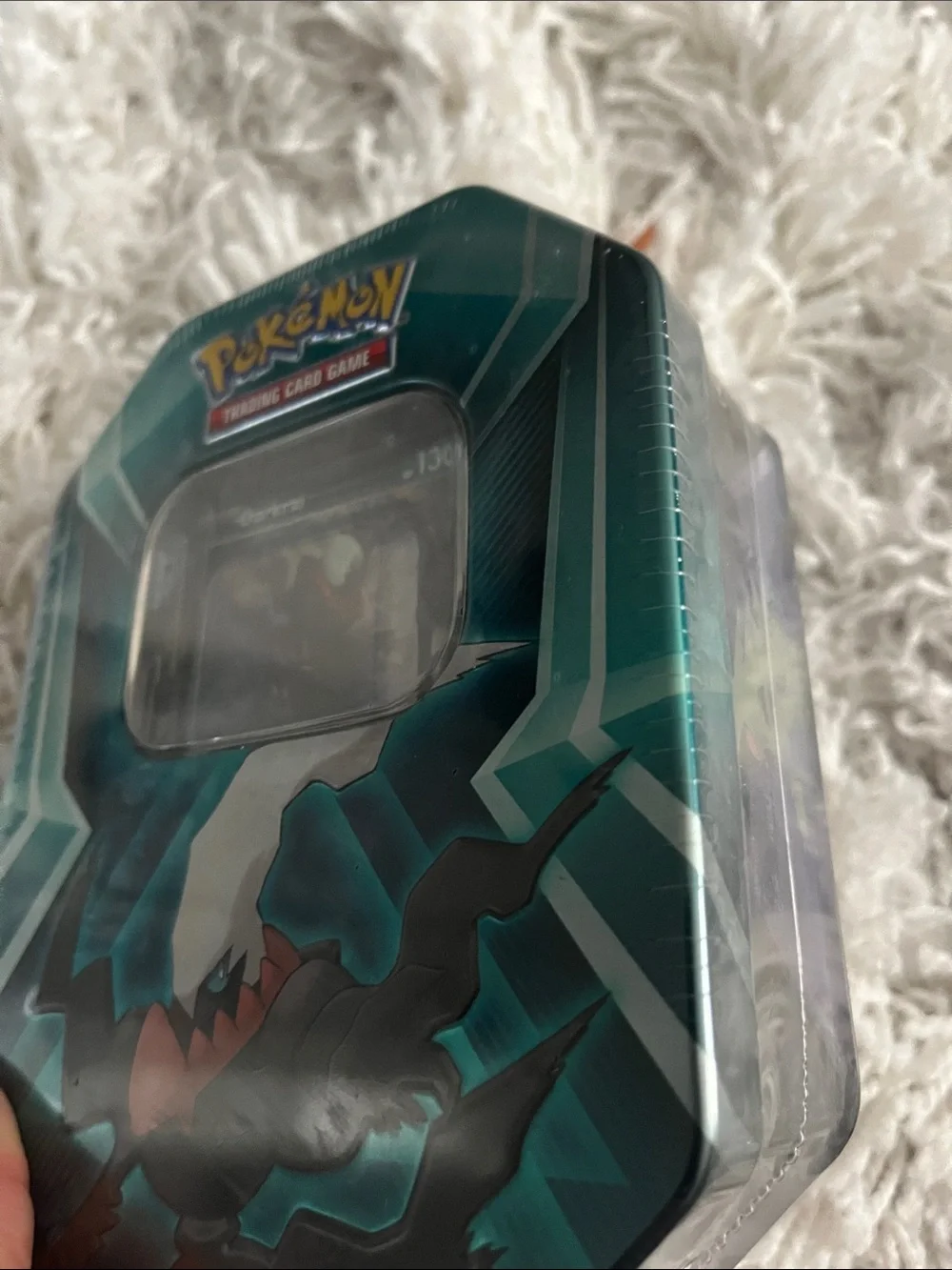 Pokemon Darkrai Trading Card Game Tin - Teal, Black, Red